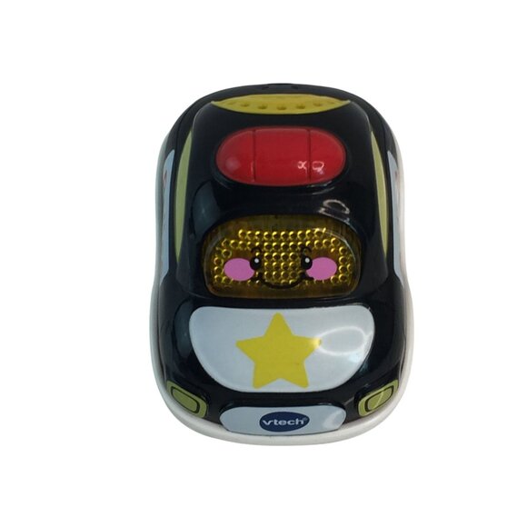 Vtech Go Go Smart Wheels Black Police Car Blue Helicopter Lights Sounds Tested - Picture 13 of 14